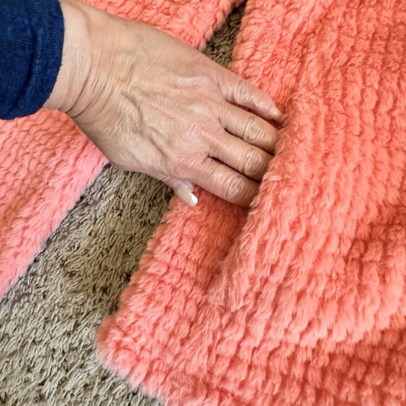 Magellan 1/4 Zip Sweater Pull Over Soft Fuzzy Women's Small Pink - Picture 4 of 15